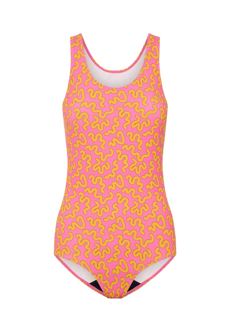 Modibodi TEEN LIGHT FLOW PERIOD SWIM - Swimsuit - wavy pink/pink - Zalando