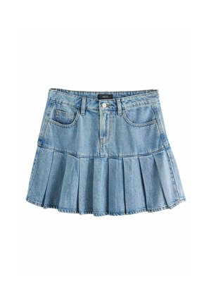 Gonna a campana - mid blue denim