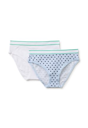 United Colors of Benetton, TWO-PACK BRIEFS IN STRETCH  WITH LOGO ELASTIC.. - Slip - light blue