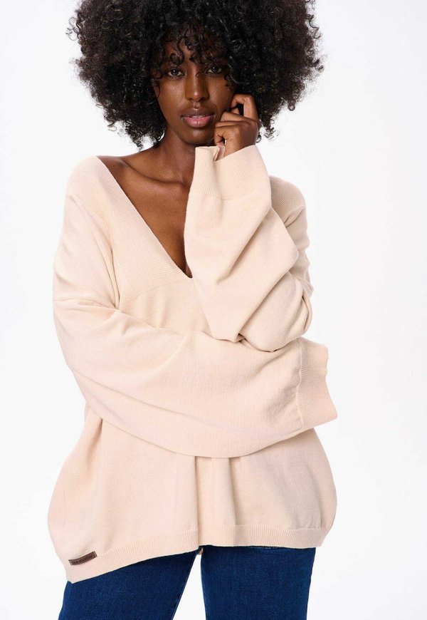 GIRI - Strickpullover - beige