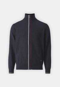 Tommy Hilfiger ZIP THROUGH - Cardigan - desert sky
