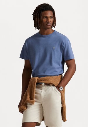 SHORT SLEEVE - Basic T-shirt - capri blue