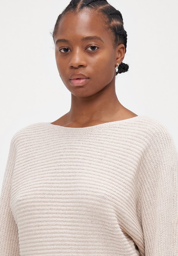 VMLUX BOATNECK BATWING - Jumper - oatmeal melange2