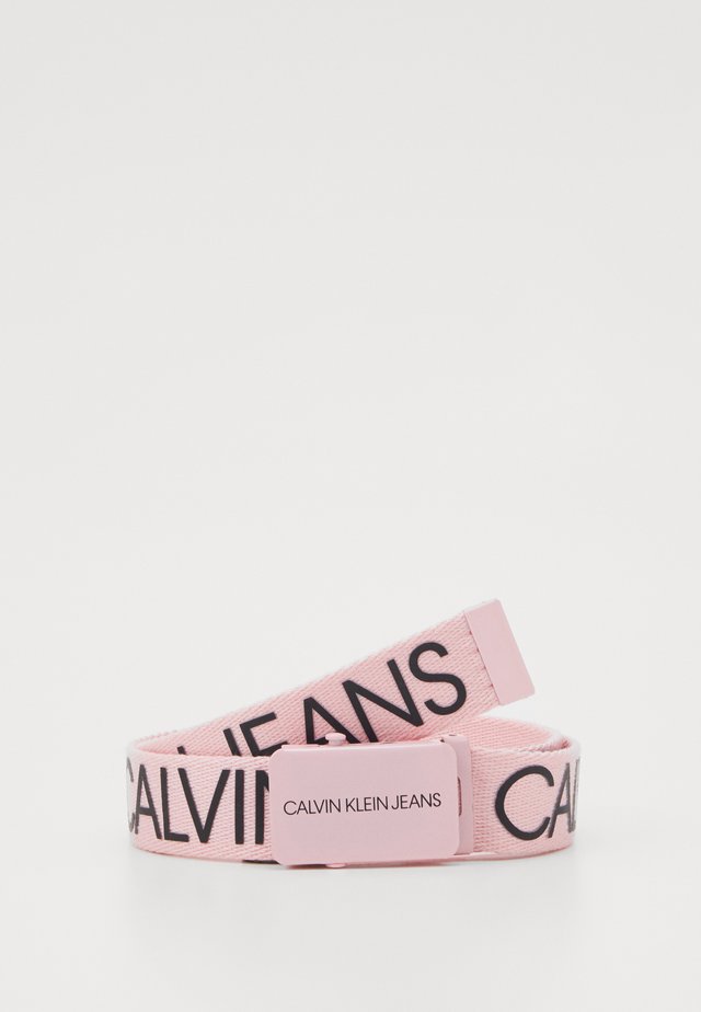 LOGO BELT UNISEX - Pasek - pink