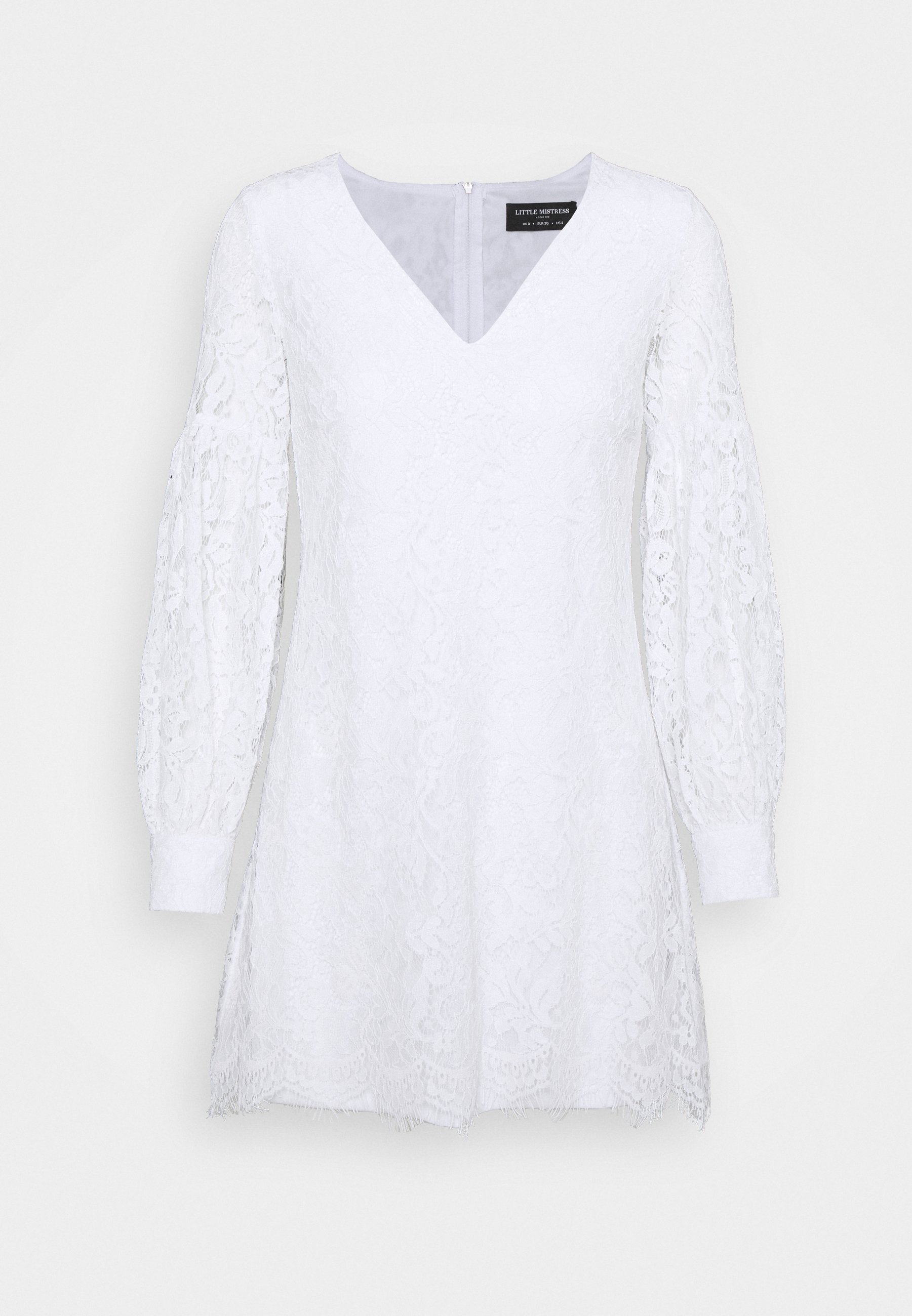petite white sundress