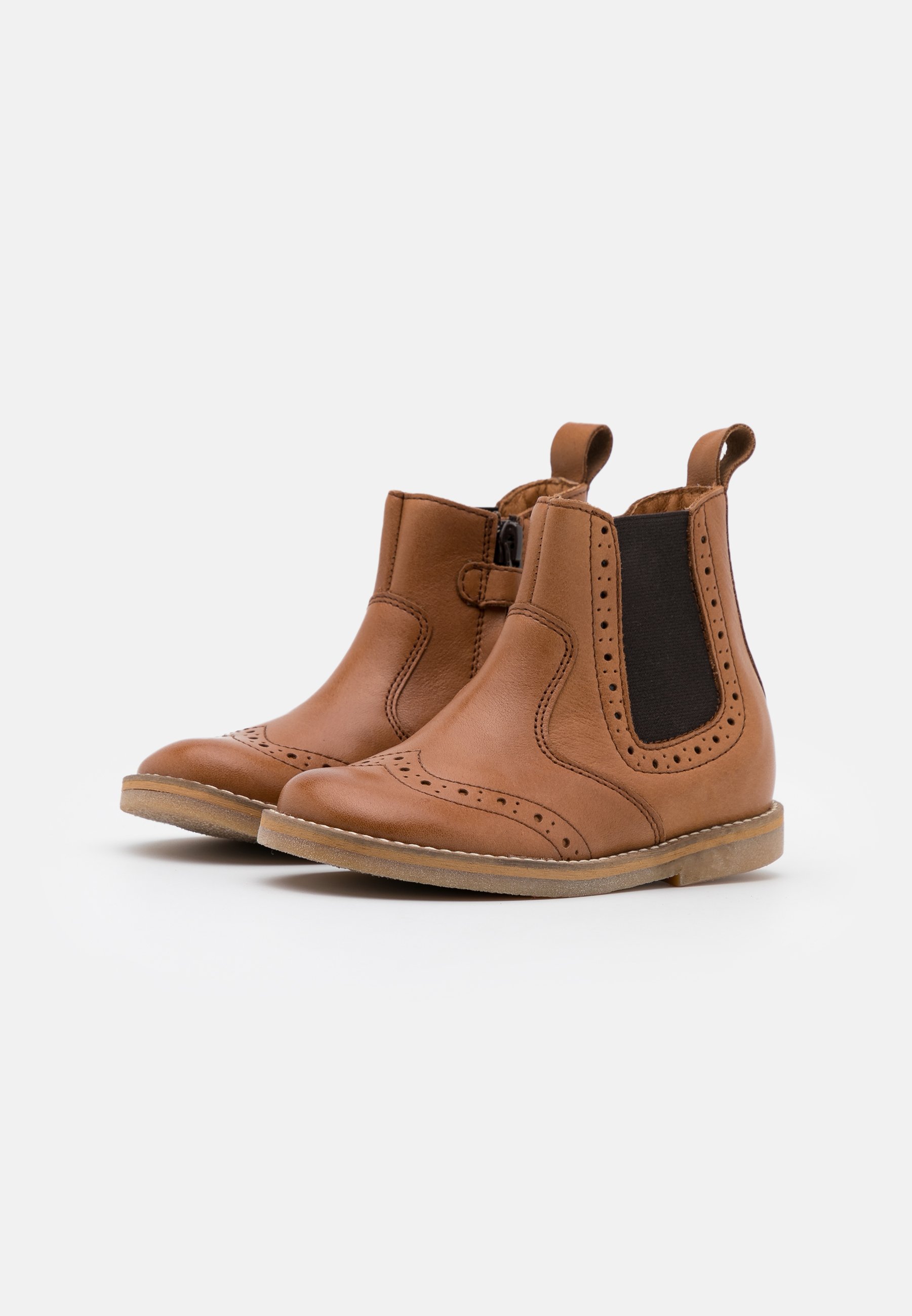 CHELYS BROGUE NARROW FIT Korte laarzen cognac CHELYS BROGUE NARROW FIT Korte laarzen cognac