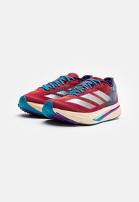 adidas Performance ADIZERO   - Chaussures de running sur route - core black/silver metallic/core black