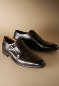 Next REGULAR FIT - SIGNATURE DOUBLE MONK - Business loafers - brown