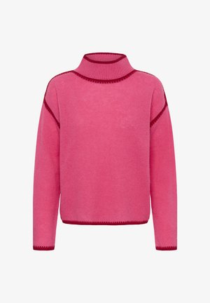 Culture, CUJIA KATRINA TURTLENECK - Pullover - fandango pink melange