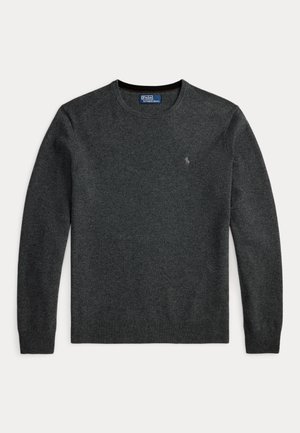Polo Ralph Lauren, WOOL CREWNECK SWEATER - Svetr - dark charcoal heather