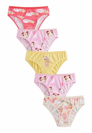 5 PACK - Bikinio apatinė dalis - pink yellow