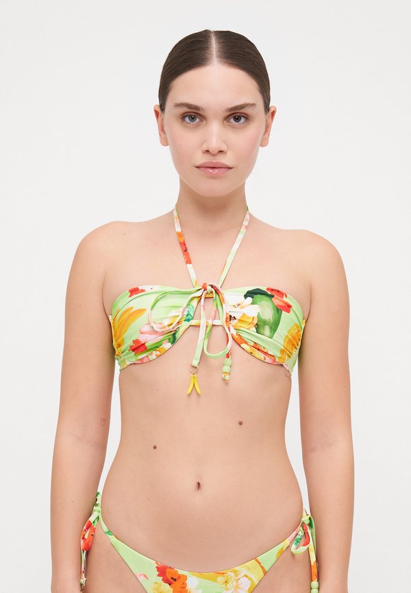 TROPIQUE RUCHED UNDERWIRE BRA - Bikini-Top - aloe gel