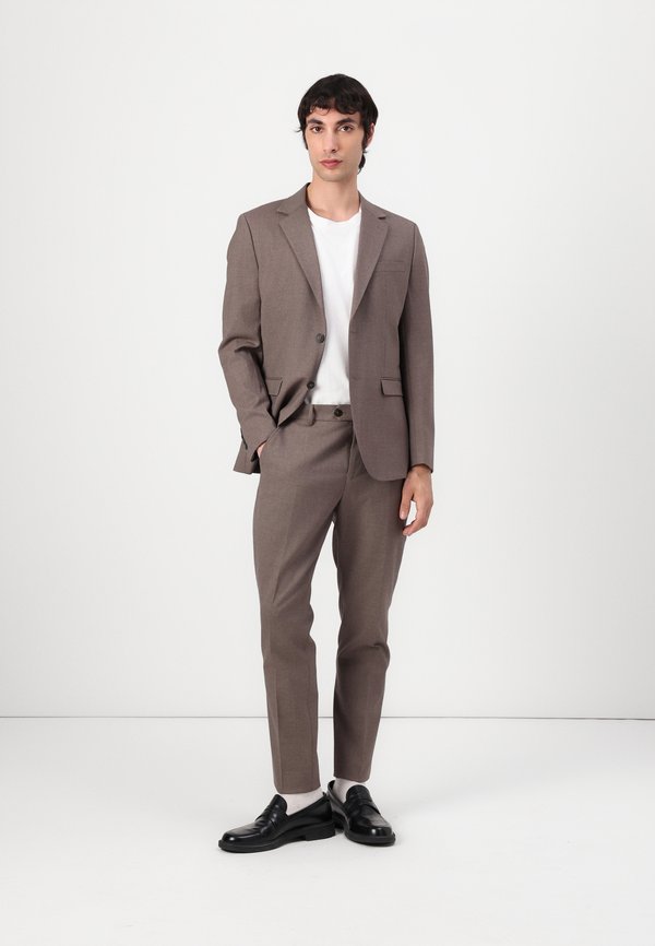 SLHSLIM THEO  LANO - Trousers - morel3