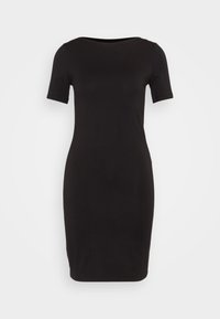 Vero Moda VMPANDA SHORT DRESS  - Trikotāžas kleita - black