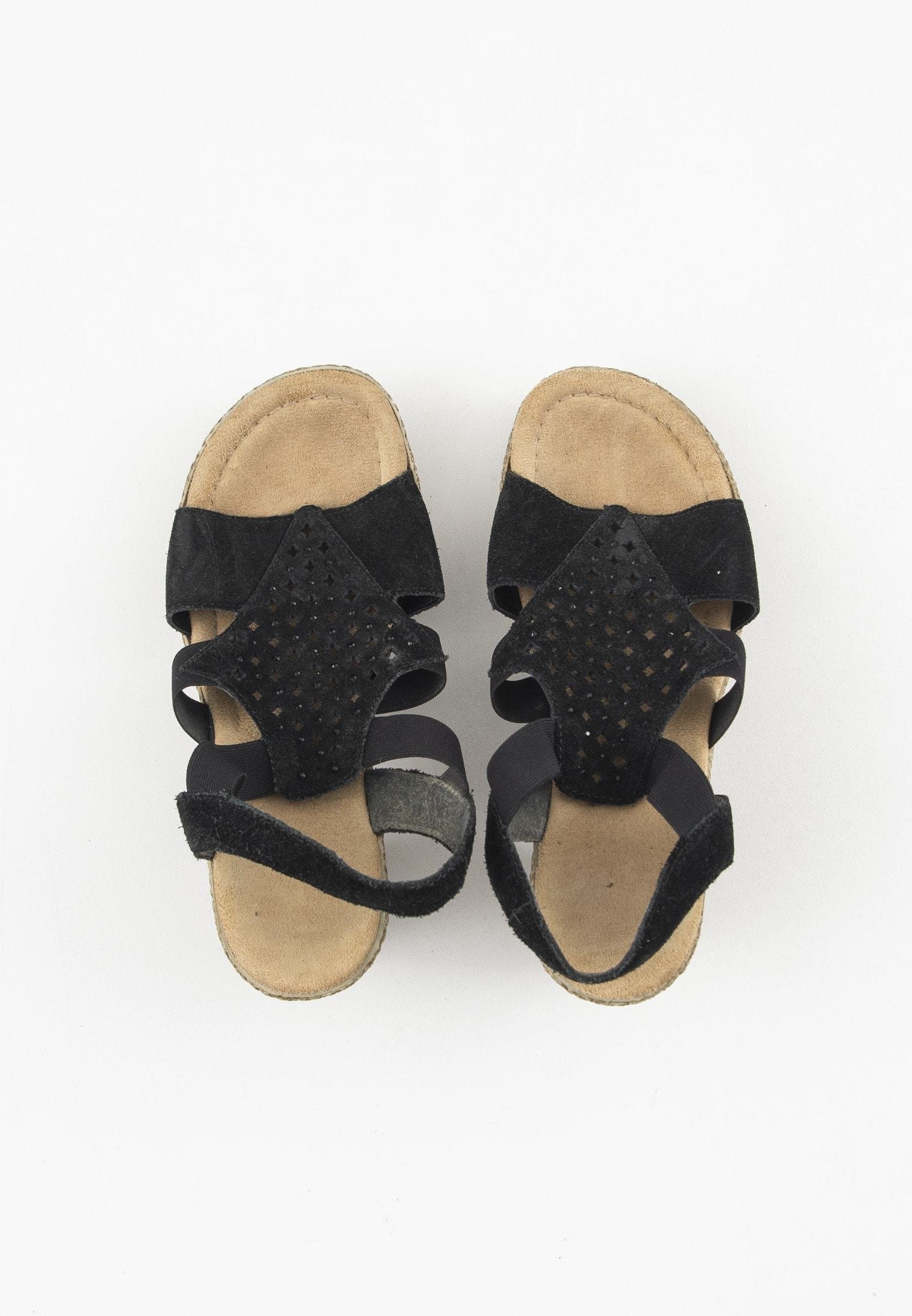 Rieker Sandalen met hoge hak - black/Zwart - Zalando.nl