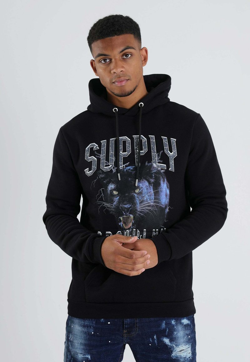 Supply & Demand Hoodie black/zwart Zalando.nl
