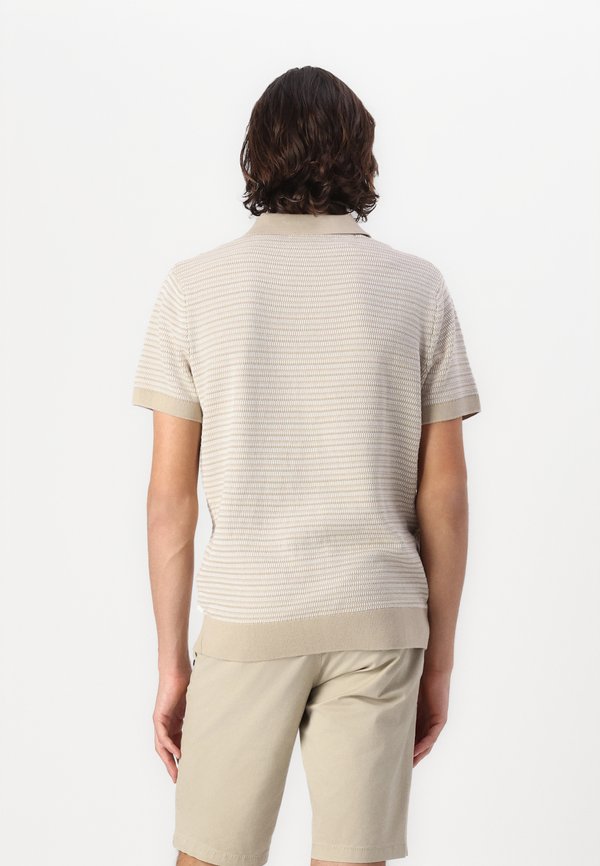 TWO TONE STRUCTURED - Polo shirt2