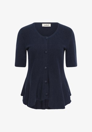 Soaked in Luxury, SLSANJA PEPLUM CARDIGAN - Gilet - night sky