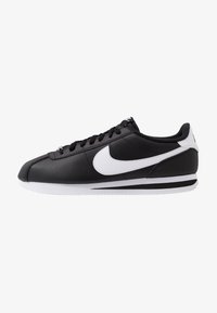black and white cortez nike