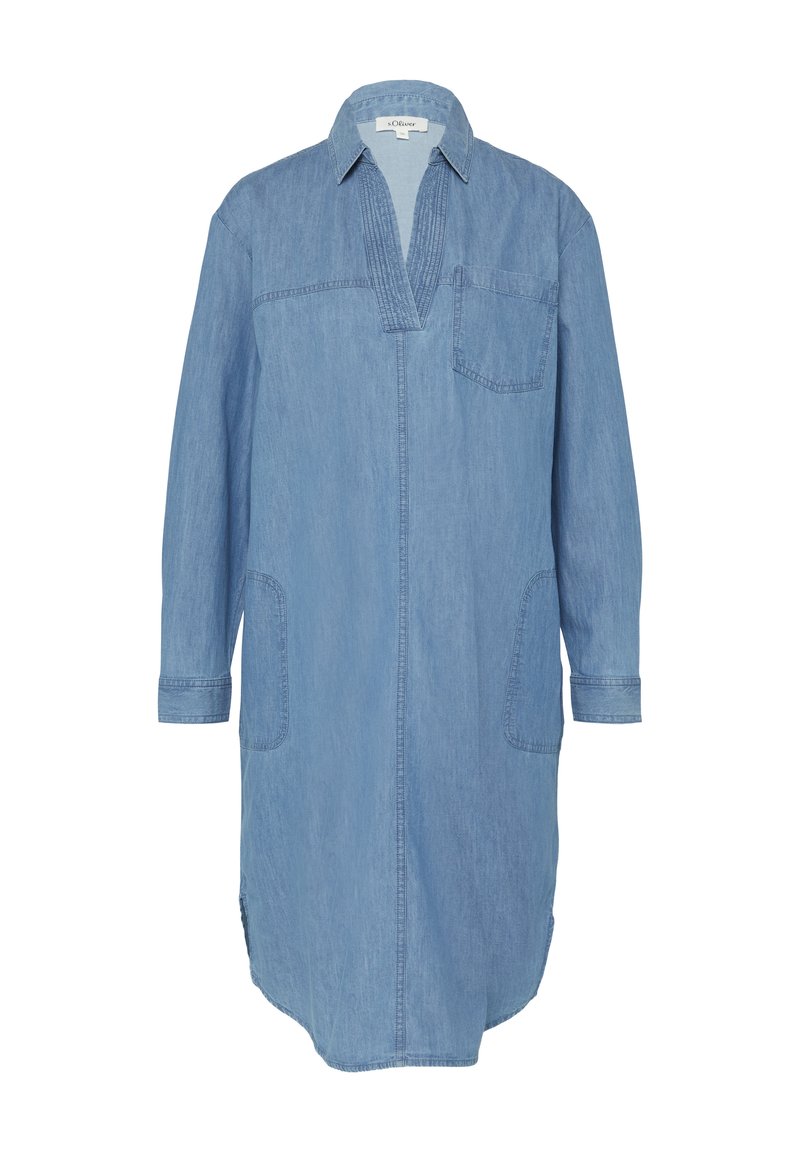 s.Oliver Jeansjurken donkerblauw denim s.Oliver Jeansjurken donkerblauw denim
