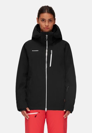 STONEY - Snowboardjacke - black/white