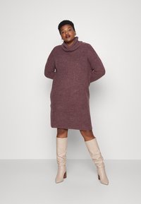 ONLY Carmakoma CARJANA PLUS SIZE - Vestido de malha - rose brown