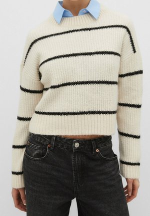 Trui - mottled beige