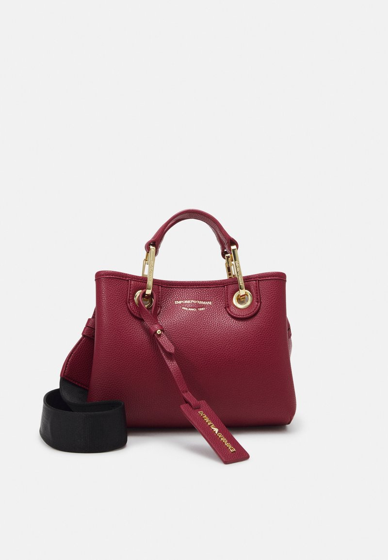 Emporio Armani BAG - Handbag - vino/tempesta