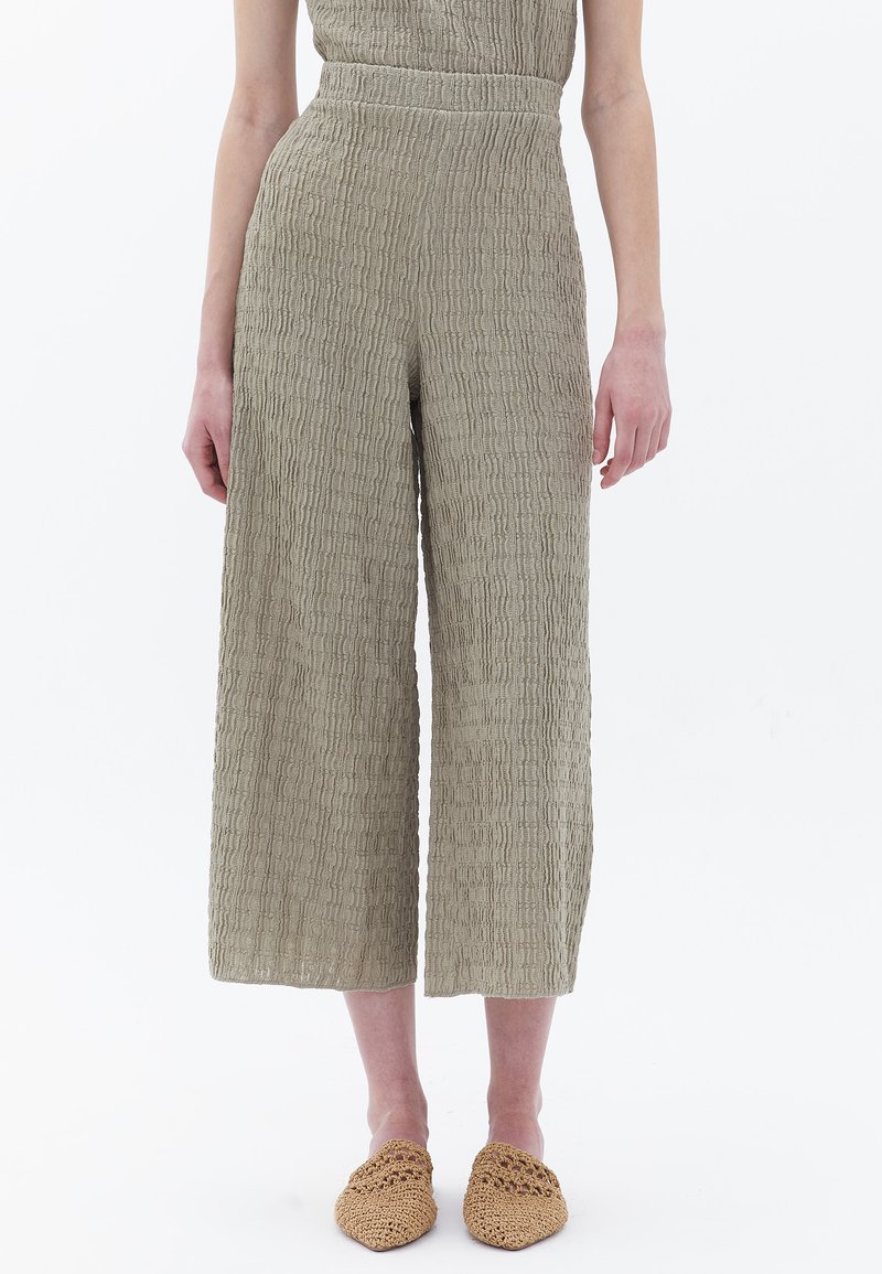 OXXO HIGH RISE CULOTTE - Broek - tea