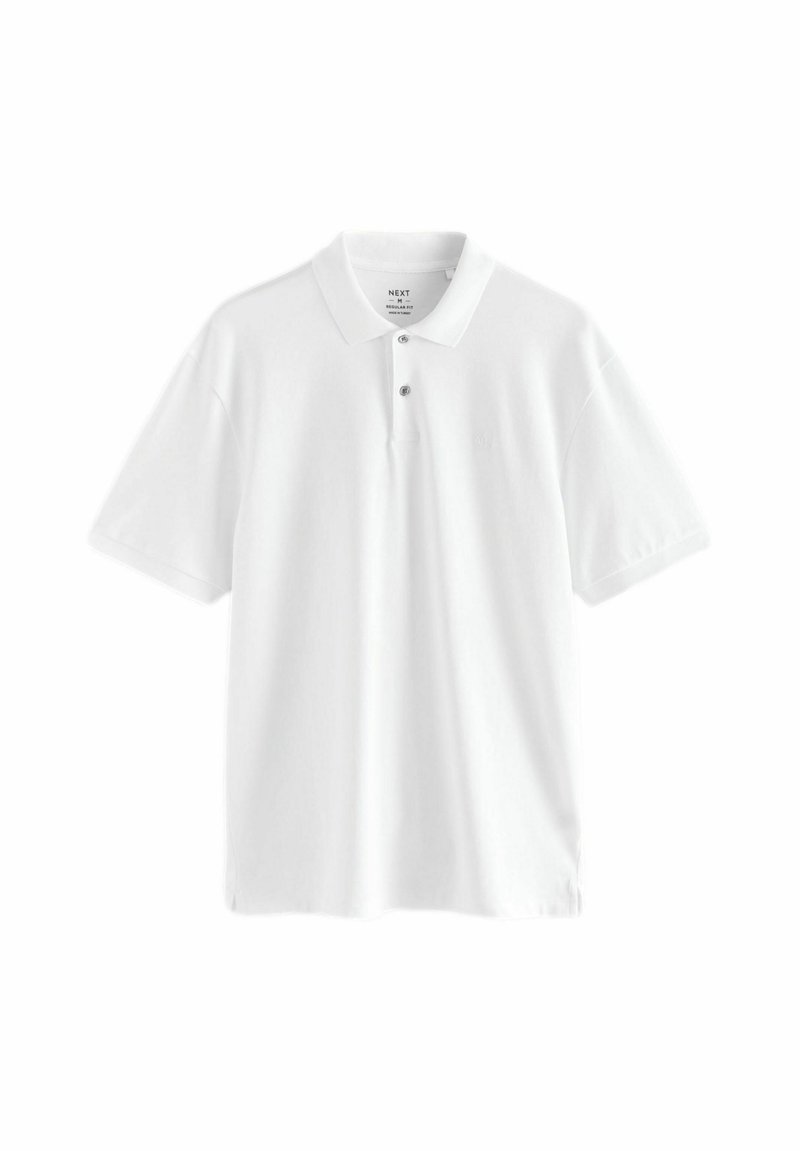 Next Piké - white bulldog embroidery