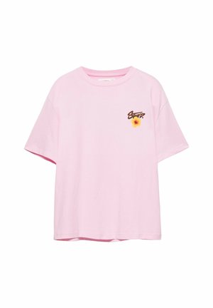 PULL&BEAR, STWD FLOWER - T-SHIRT - T-shirt imprimé - pink