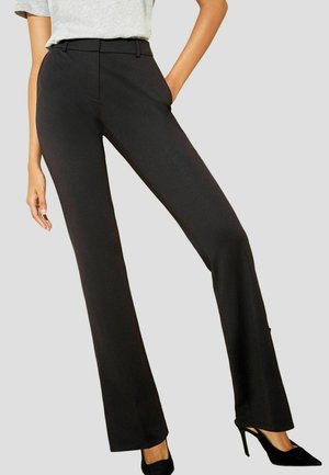 SCULPT STRETCH KICKFLARE  REGULAR FIT - Tygbyxor - black