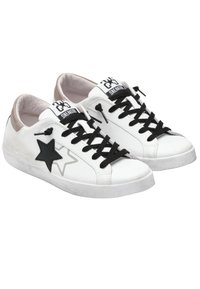 2Star ONE IN PELLE - Sneakers basse - white black beige