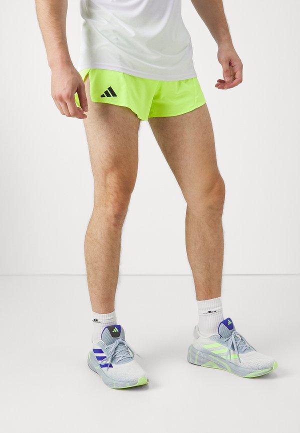 ADIZERO SPLIT SHORT - Sports shorts - lucid lemon2