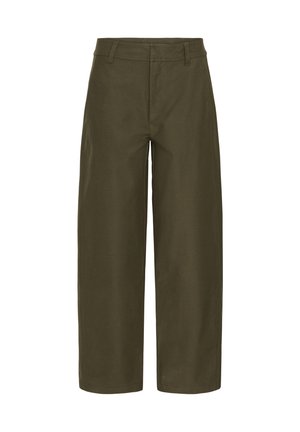 PULZ, PZDEIMA UHW - Wide Leg - military olive