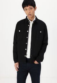 Denim Project LOOSE OVERSIZED - Marškiniai - black washed