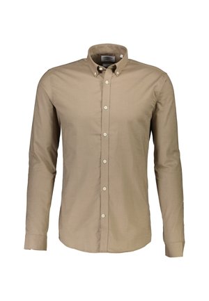 Lindbergh OXFORD SUPERFLEX - Skjorta - mid stone mix