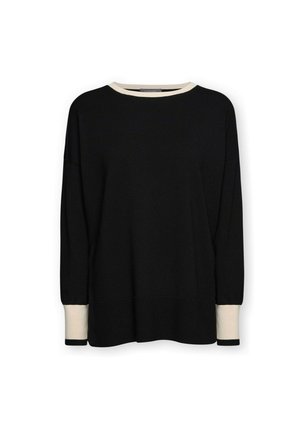 Elena Mirò, MAGLIA GIROCOLLO - Sweatshirt - nero