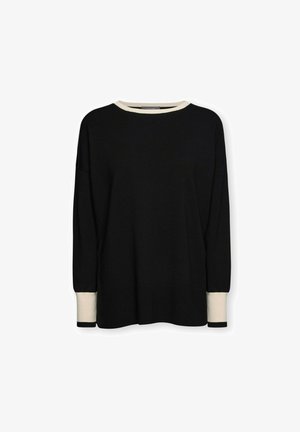 Elena Mirò, MAGLIA GIROCOLLO - Sudadera - nero