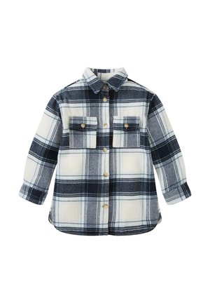 Chaqueta de entretiempo - blue navy /offw hite big check