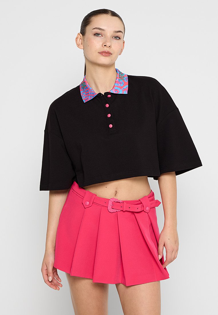 Versace Jeans Couture Poloshirt zwart Versace Jeans Couture Poloshirt zwart