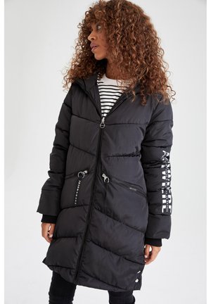 REGULAR FIT - Zimní kabát - black