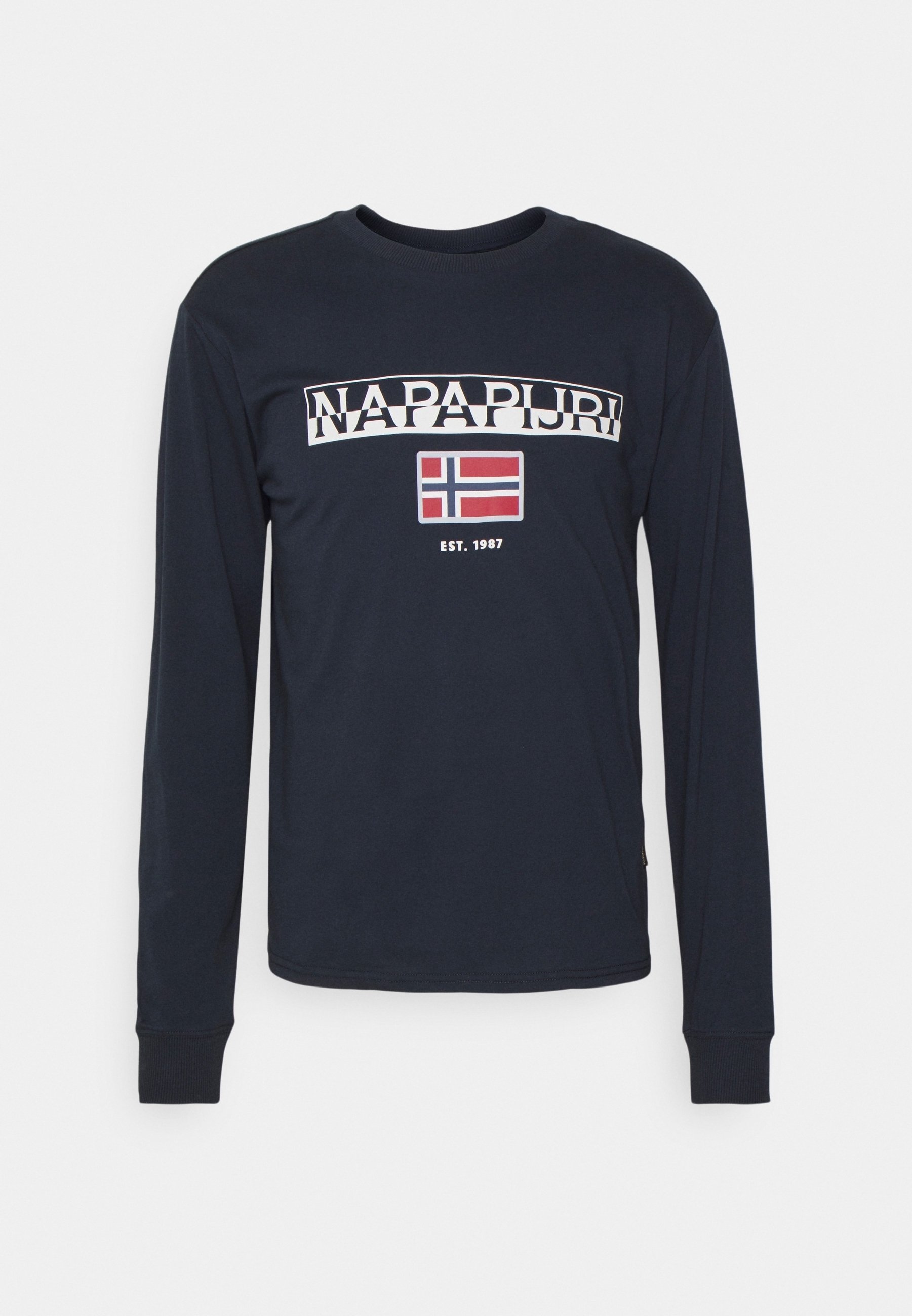 Napapijri Maglietta a manica lunga dark blue/blu scuro (Second