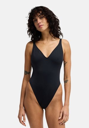SOL SEARCHER DEEP V - Maillot de bain - black pebble