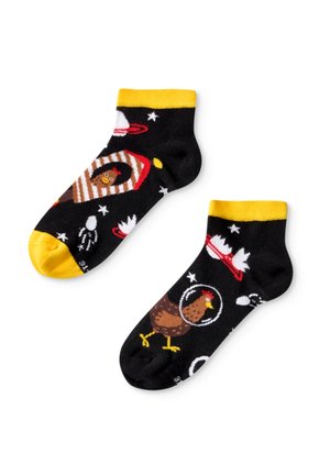1 PAAR MIT 2 UNTERSCHIEDLICHEN DESIGNS MOTIV HAHN ASTRONAUT   - Socks - mehrfarbig