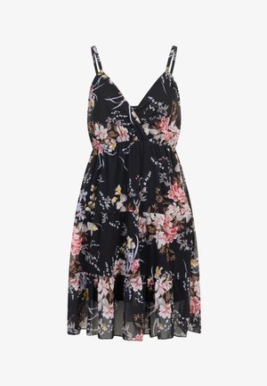 Cloud 5ive, WRAP DRESS - Jurk - black