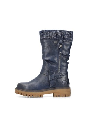 Rieker, RIEKER HOCHSCHAFTSTIEFEL 92984 - Winter boots - blue