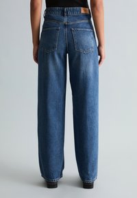 Marc O'Polo DENIM HIGH WAIST WIDE LEG - Wide leg - medium blue