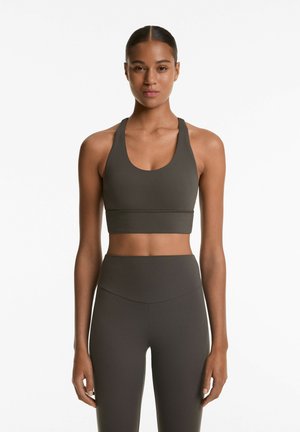 MEDIUM-SUPPORT COMFORTLUX WITH CUPS - Sportski grudnjak s blagom potporom - dark grey