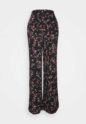 PCLALA WIDE PANTS - Trousers - black